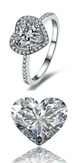 Heart diamonds